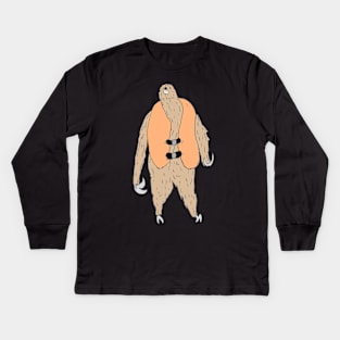 SLOTH Kids Long Sleeve T-Shirt